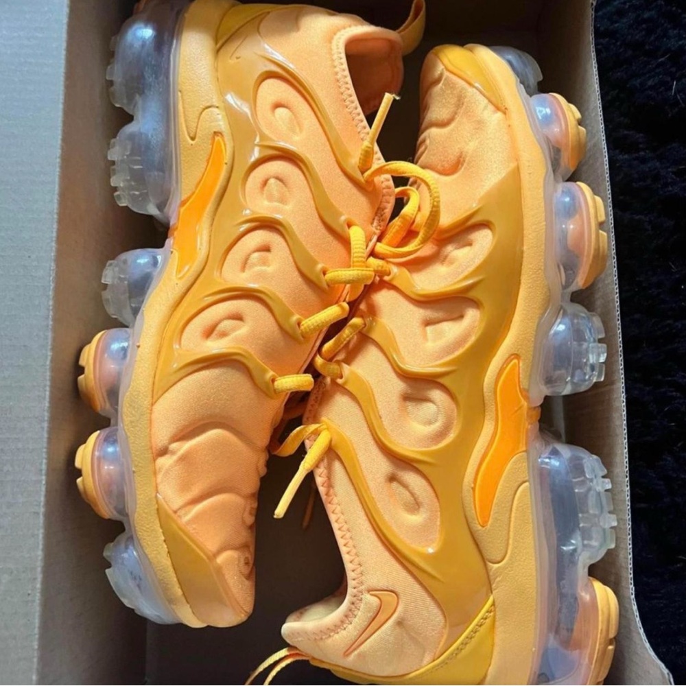 Nike Orange Sneakers with Dynamic Design